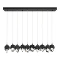 Chrysalis 10-Light Small Crystal Pendant 10-Light Black Crystal (BP) in Black