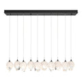 Chrysalis 10-Light Small Crystal Pendant 10-Light White Crystal (WP) in Black