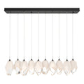 Chrysalis 10-Light Large Crystal Pendant 10-Light White Crystal (WP) in Black