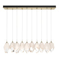 Chrysalis 10-Light Large Crystal Pendant 10-Light White Crystal (WP) in Modern Brass