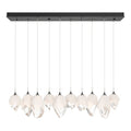 Chrysalis 10-Light Mixed Crystal Pendant 10-Light White Crystal (WP) in Black