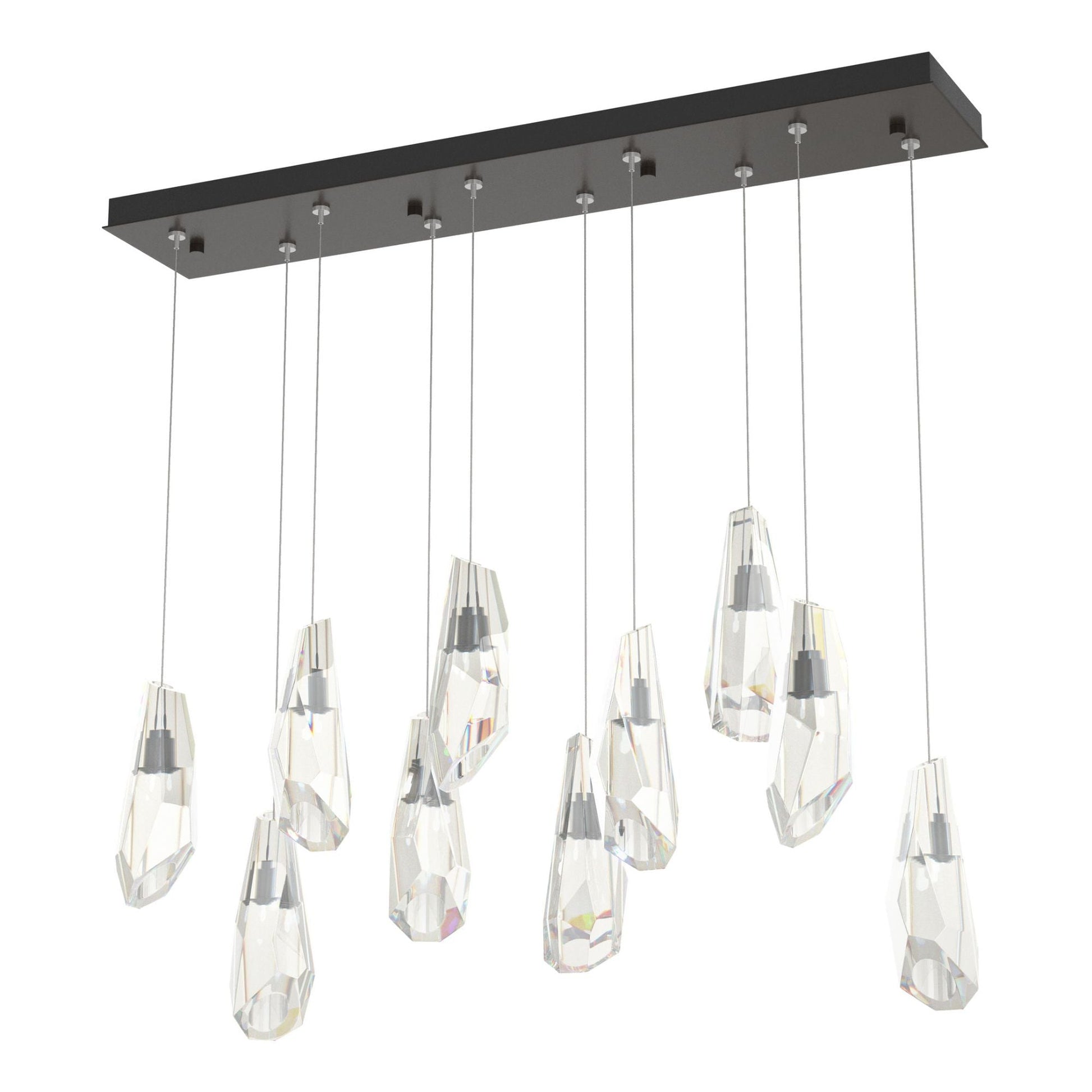Luma 10-Light Large Crystal Pendant 10-Light Crystal in Oil Rubbed Bronze