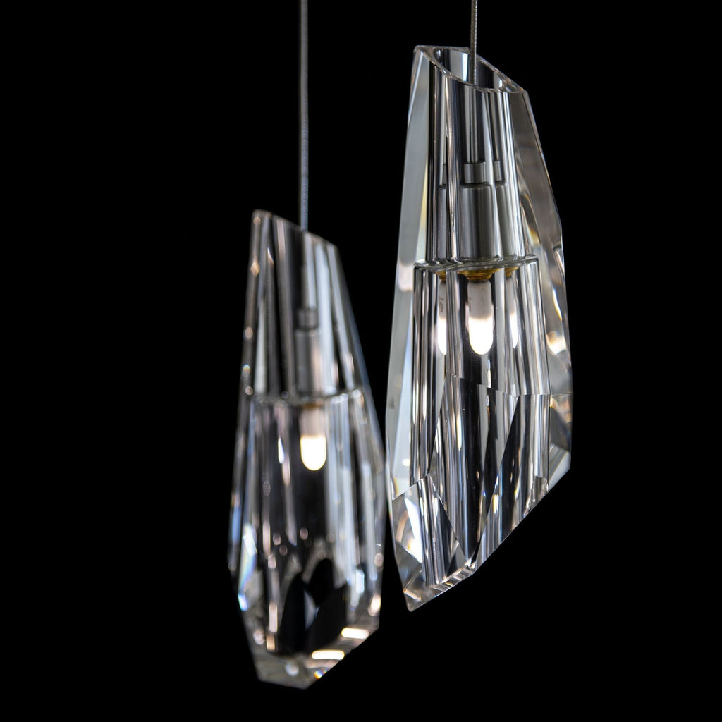 Luma 10-Light Large Crystal Pendant 10-Light Crystal in Sterling