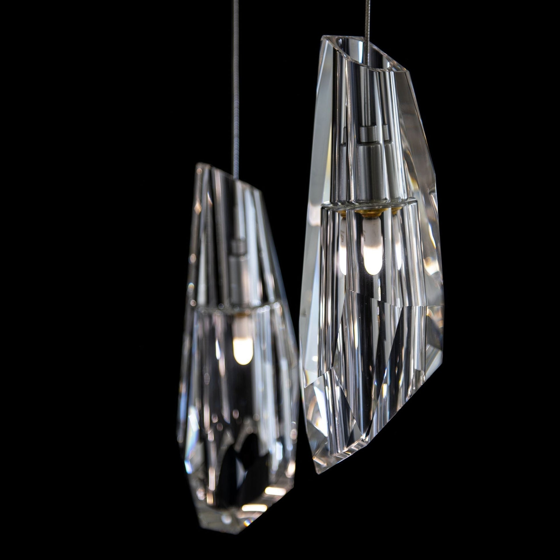 Luma 10-Light Large Crystal Pendant 10-Light Crystal in Sterling