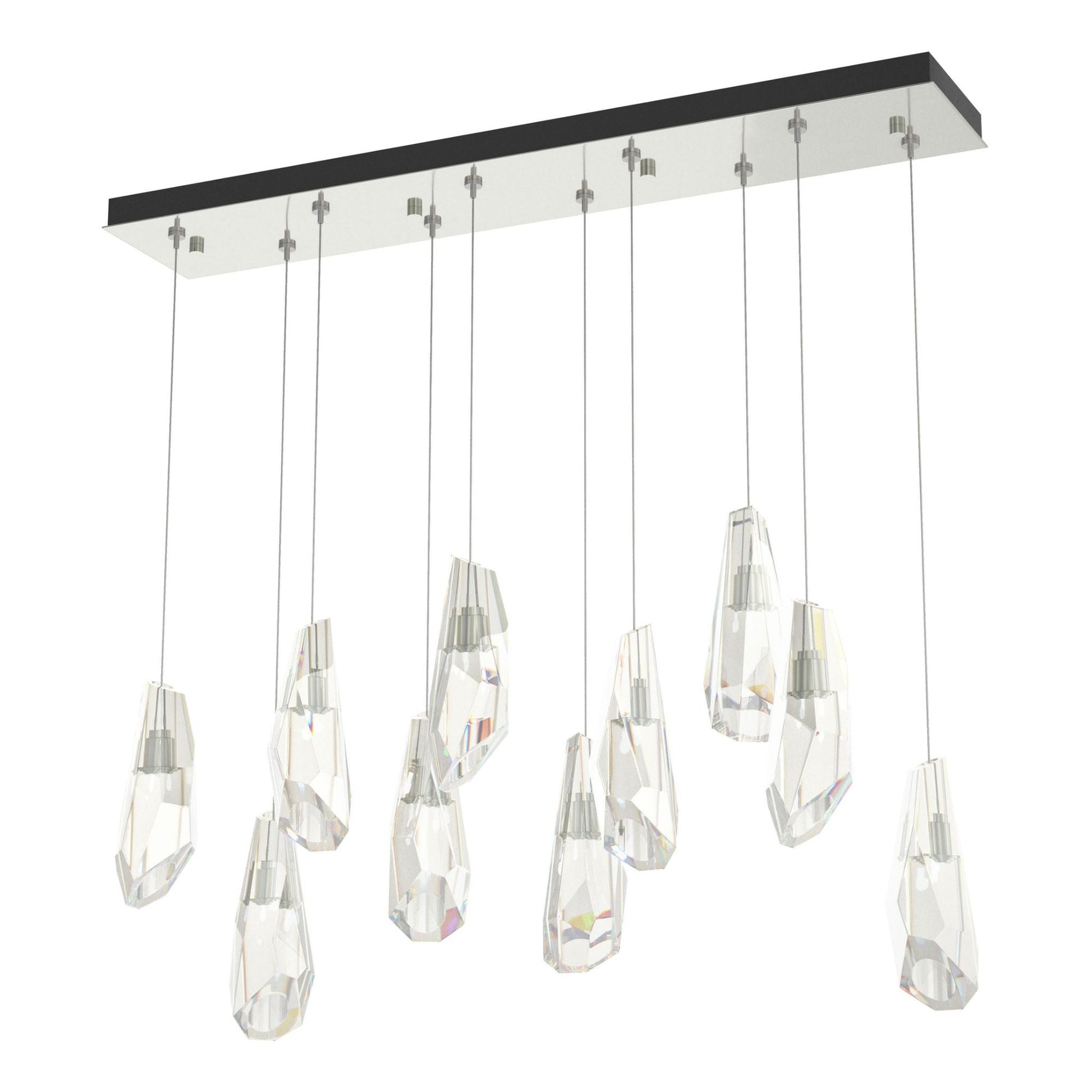 Luma 10-Light Large Crystal Pendant 10-Light Crystal in Sterling