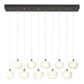 Ume 10-Light Pendant 10-Light Frosted Glass (FD) in Oil Rubbed Bronze