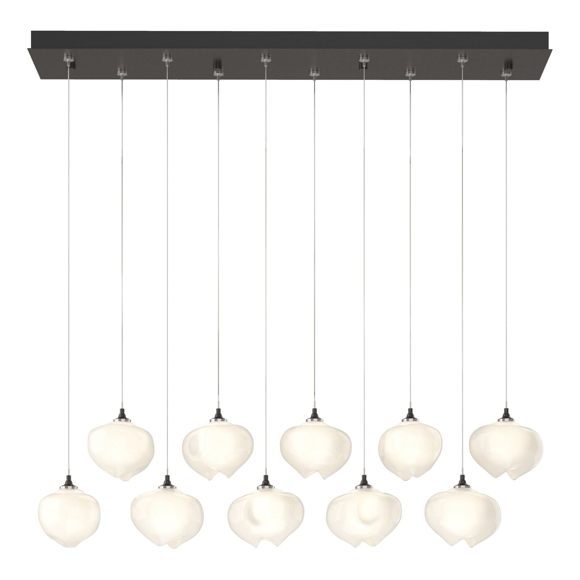 Ume 10-Light Pendant 10-Light Frosted Glass (FD) in Oil Rubbed Bronze