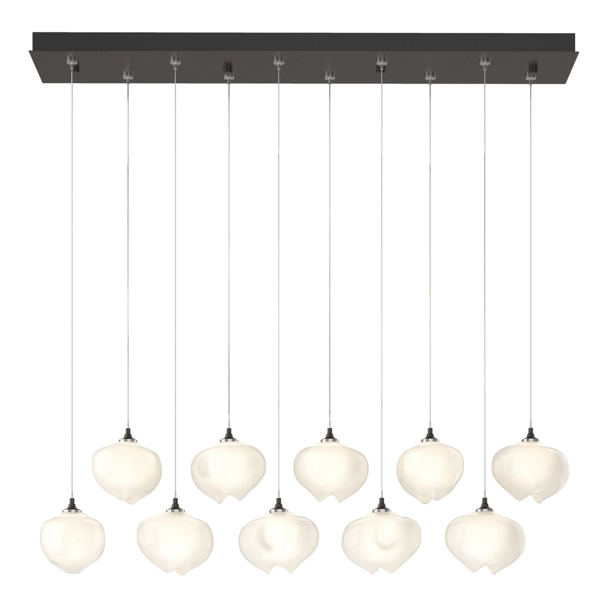Ume 10-Light Pendant 10-Light Frosted Glass (FD) in Oil Rubbed Bronze