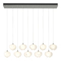 Ume 10-Light Pendant 10-Light Frosted Glass (FD) in Sterling