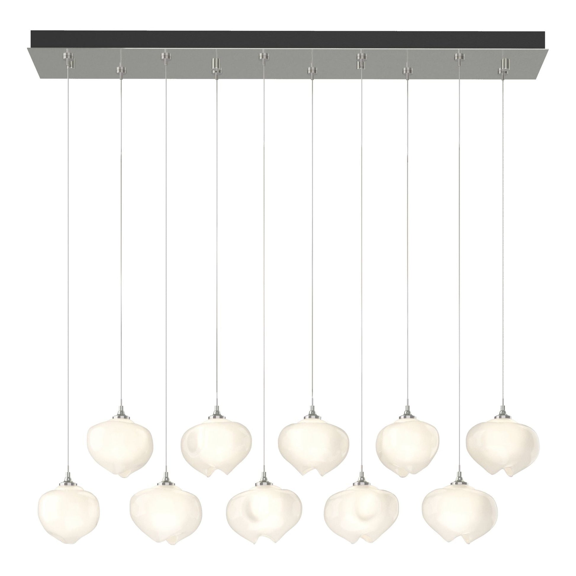 Ume 10-Light Pendant 10-Light Frosted Glass (FD) in Sterling