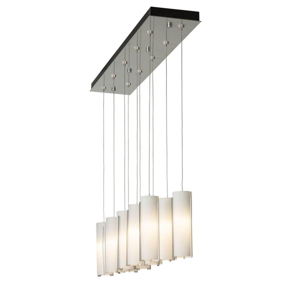 Exos Glass 10-Light Pendant 10-Light Opal Glass (GG) in Sterling
