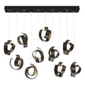 Riza 10-Light Pendant 10-Light Opal Glass (GG) in Oil Rubbed Bronze