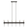 Echo 12-Light Linear Pendant 12-Light Cast Glass (YC) in Oil Rubbed Bronze