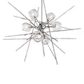 Griffin Starburst Pendant 6-Light Clear Glass (ZM) in Sterling