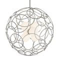 Olympus Orb Pendant 6-Light Opal Glass (GG) in Sterling