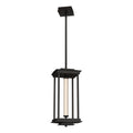 Athena 1-Light Medium LED Lantern LED Clear Glass (ZM) in Oil Rubbed Bronze