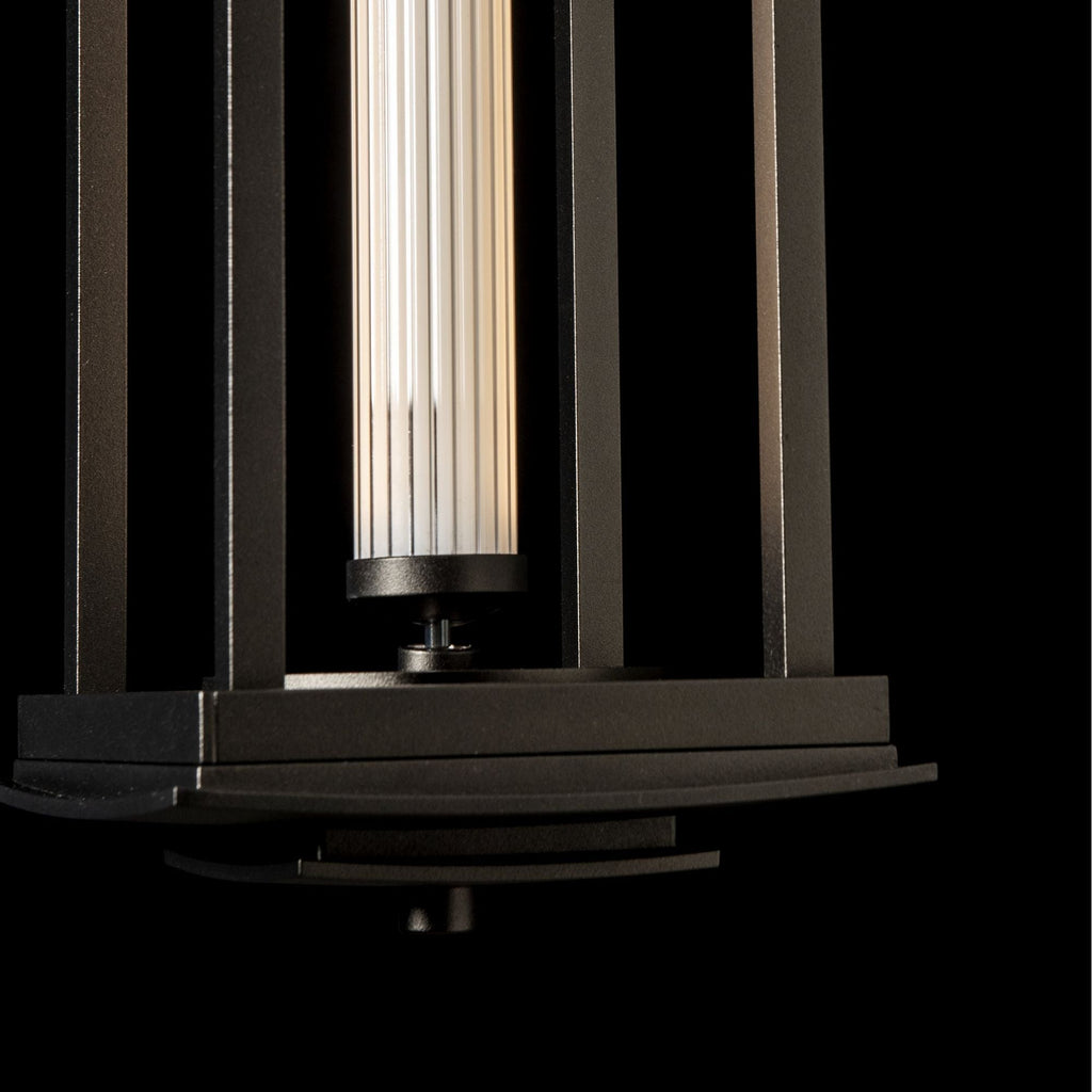 Athena 1-Light Large LED Lantern LED Clear Glass (ZM) in Oil Rubbed Bronze