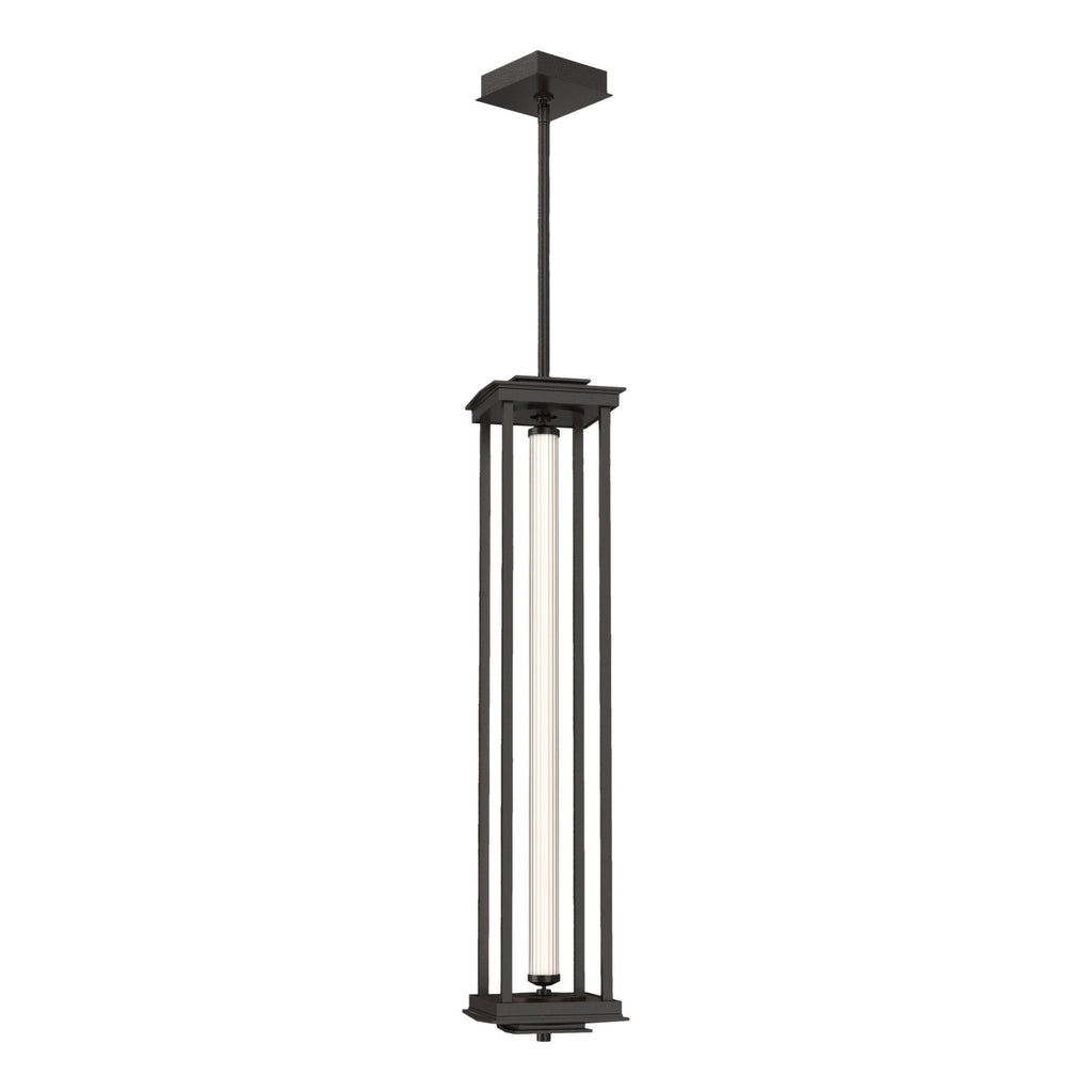 Athena 1-Light Large LED Lantern LED Clear Glass (ZM) in Oil Rubbed Bronze