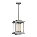 Athena 3-Light LED Lantern LED Clear Glass (ZM) in Sterling
