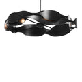 Waves Pendant 6-Light in Black
