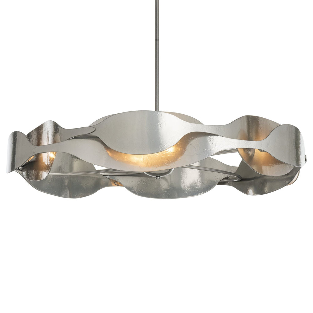 Waves Pendant 6-Light in Sterling