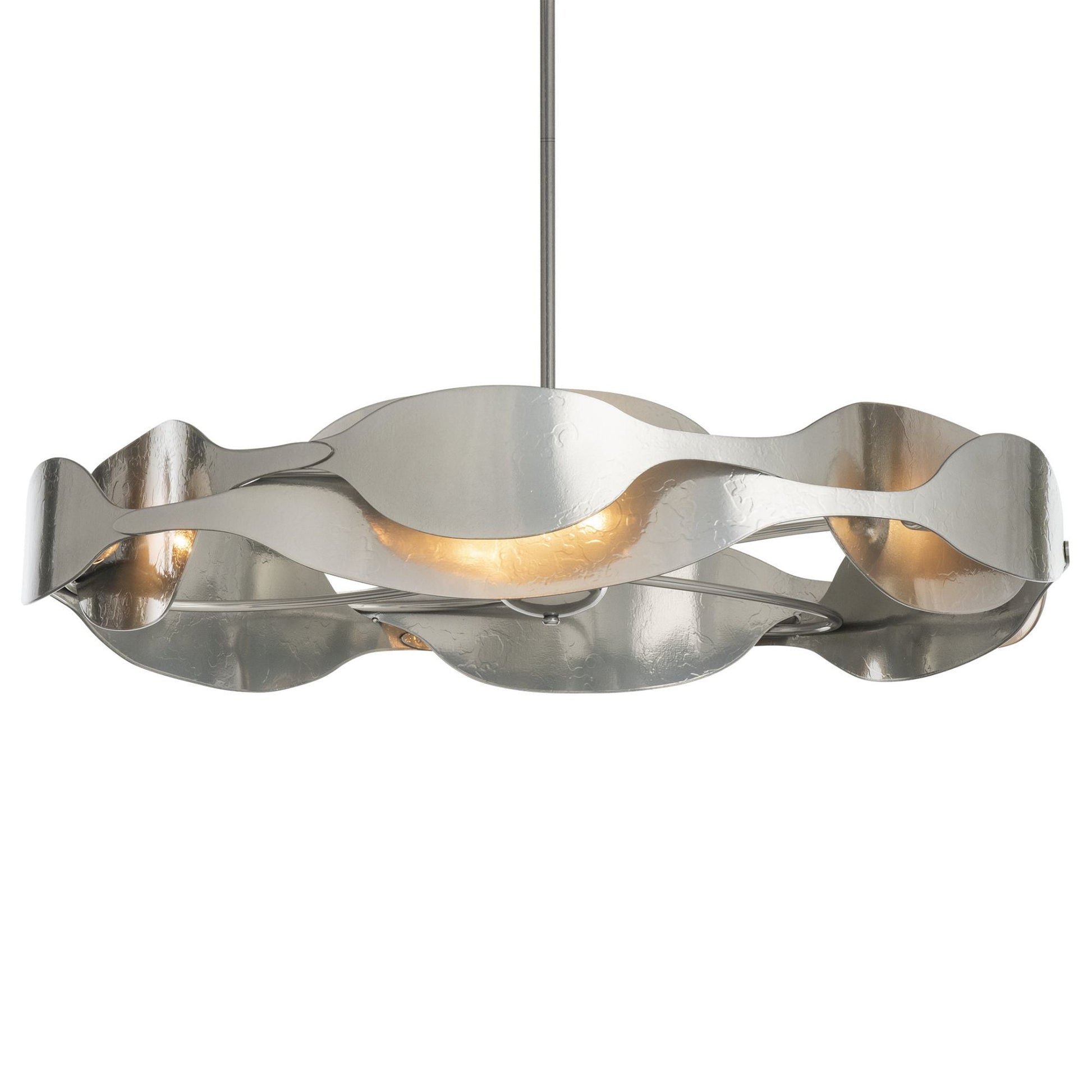 Waves Pendant 6-Light in Sterling