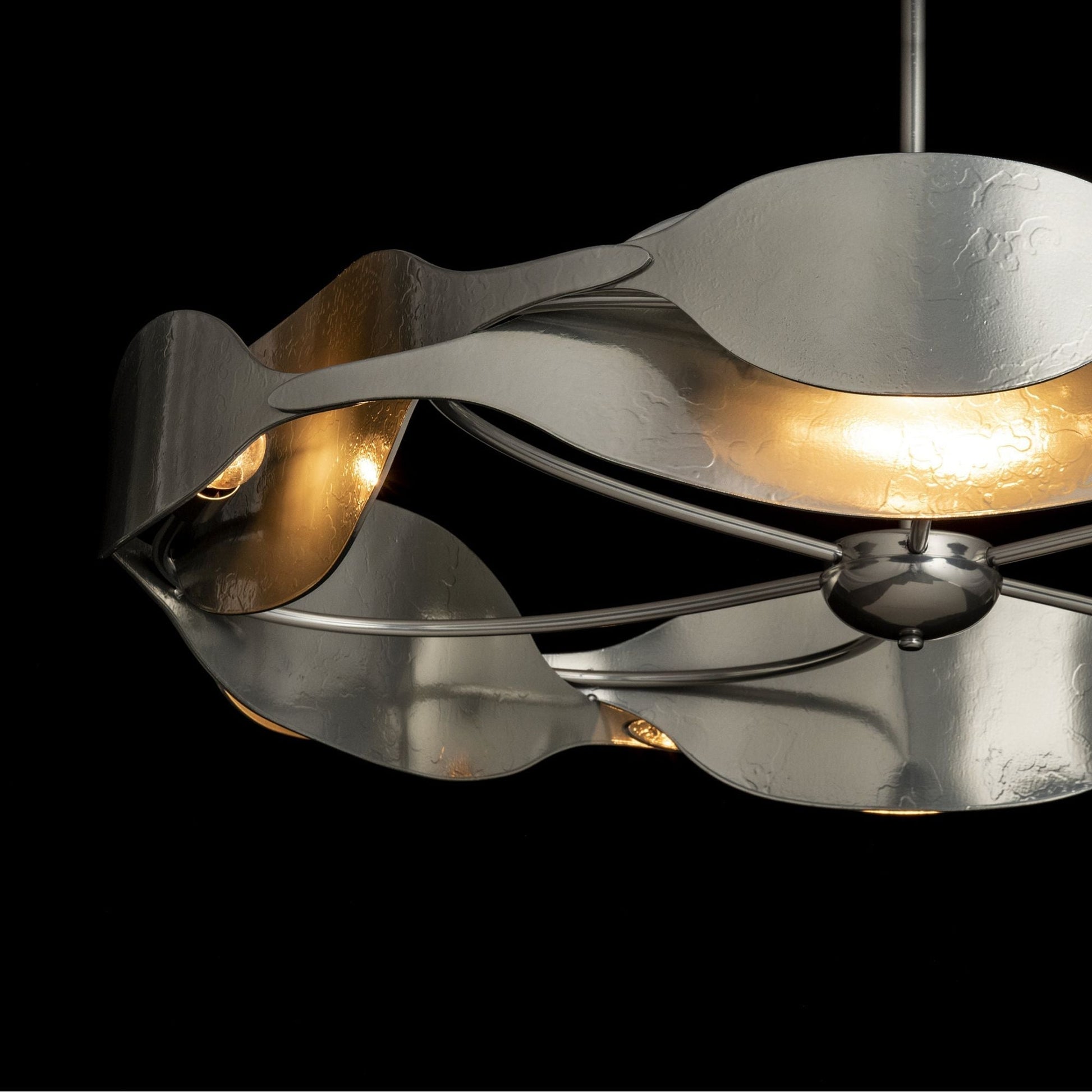 Waves Pendant 6-Light in Sterling
