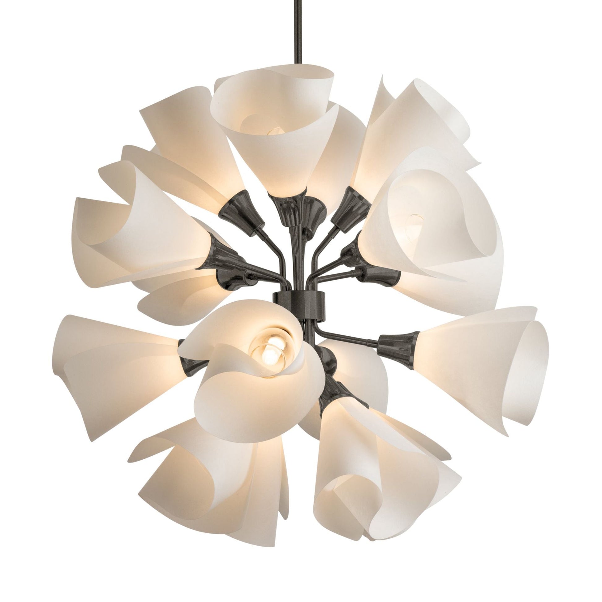 Mobius 16-Light Orb Pendant 16-Light Spun Frost (SH) in Oil Rubbed Bronze