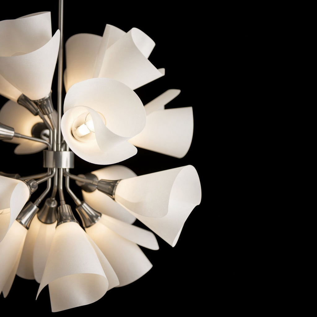 Mobius 16-Light Orb Pendant 16-Light Spun Frost (SH) in Sterling