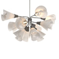 Mobius 12-Light Pendant 12-Light Spun Frost (SH) in Dark Smoke