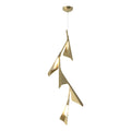 Plume 5-Light LED Pendant Modern Brass Accent LED in Modern Brass