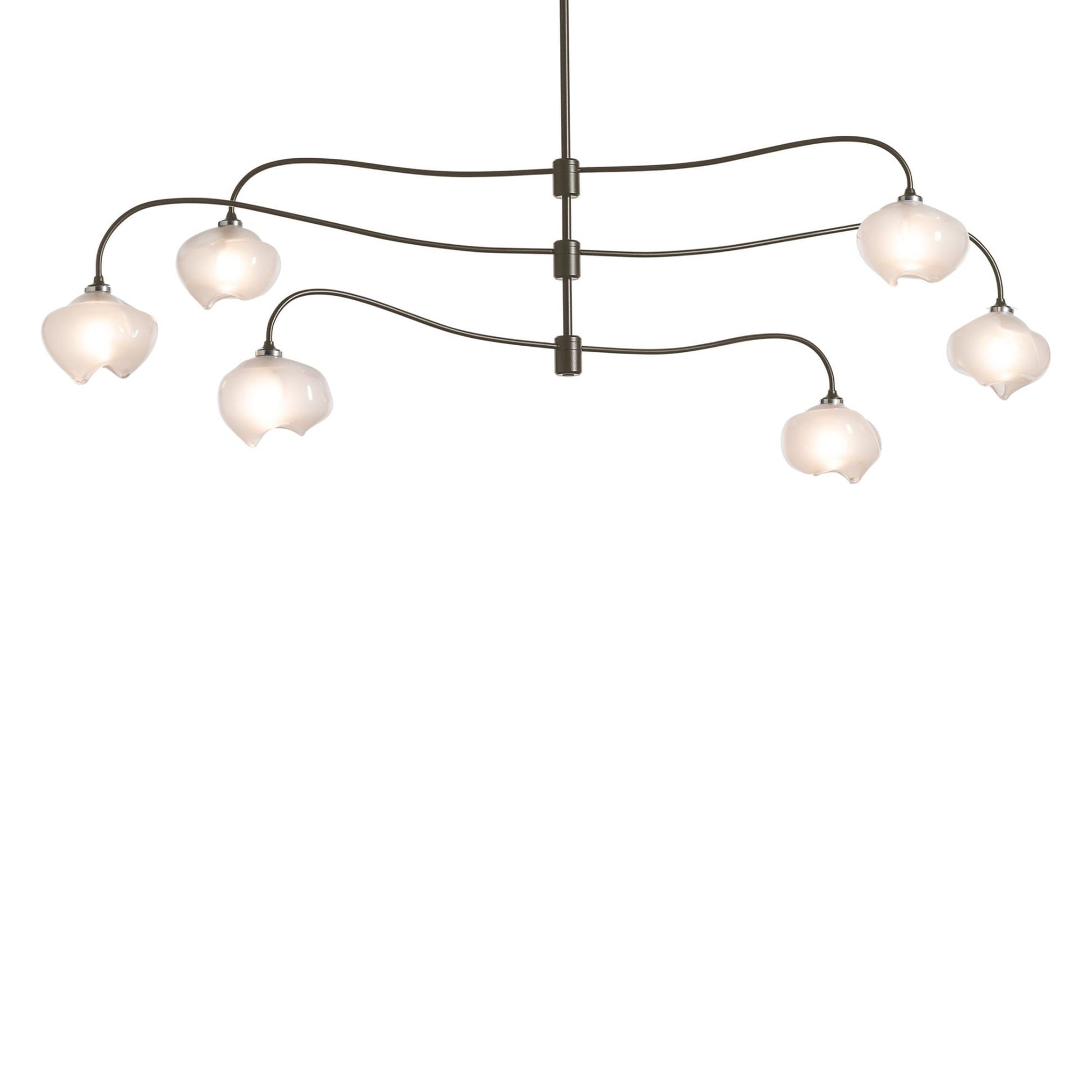Ume 6-Light Large Pendant 6-Light Frosted Glass (FD) in Oil Rubbed Bronze