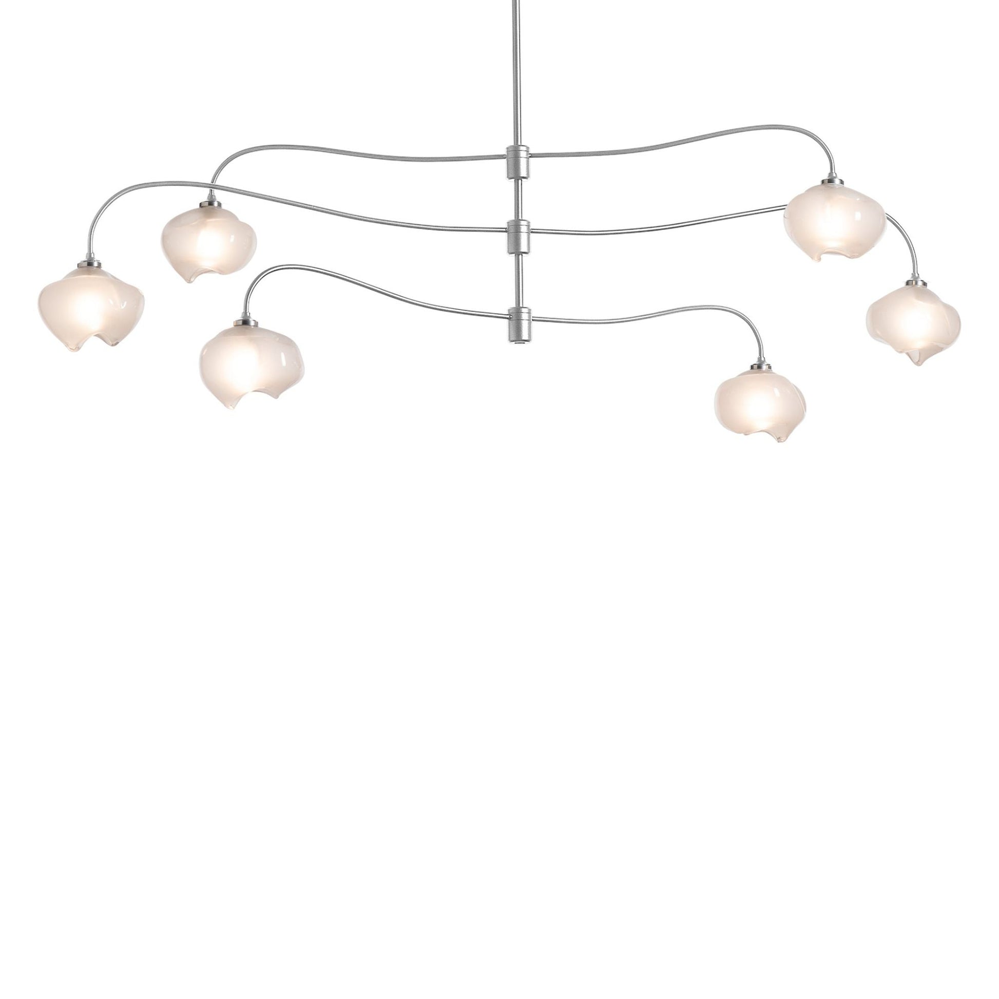 Ume 6-Light Large Pendant 6-Light Frosted Glass (FD) in Sterling