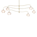 Ume 6-Light Large Pendant 6-Light Frosted Glass (FD) in Modern Brass