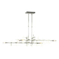 Grid Pendant 6-Light in Sterling