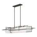 Etch Pendant 4-Light Natural Anna Shade (SF) in Dark Smoke
