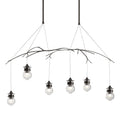 Kiwi Pendant 6-Light Clear Glass (ZM) in Oil Rubbed Bronze