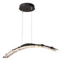Glissade Large LED Pendant LED Clear Glass (ZM) in Oil Rubbed Bronze
