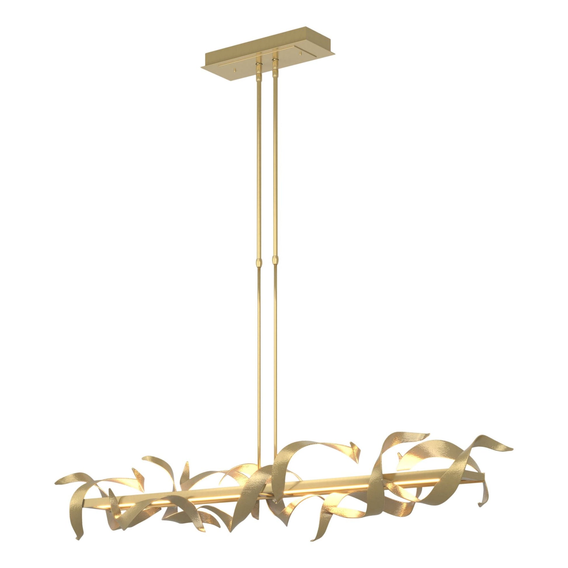 Folio Large LED Pendant LED in Modern Brass