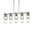 Apothecary Pendant 5-Light Clear Glass (ZM) in Dark Smoke