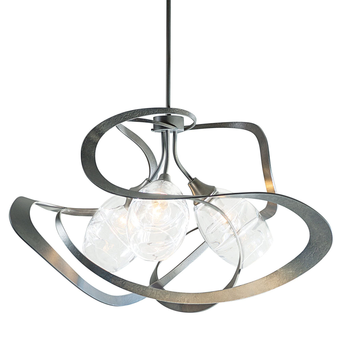 Nest Pendant 3-Light Clear Glass (ZM) in Dark Smoke