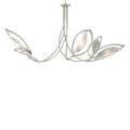 Aerial Pendant 5-Light Frosted Glass (FD) in Sterling