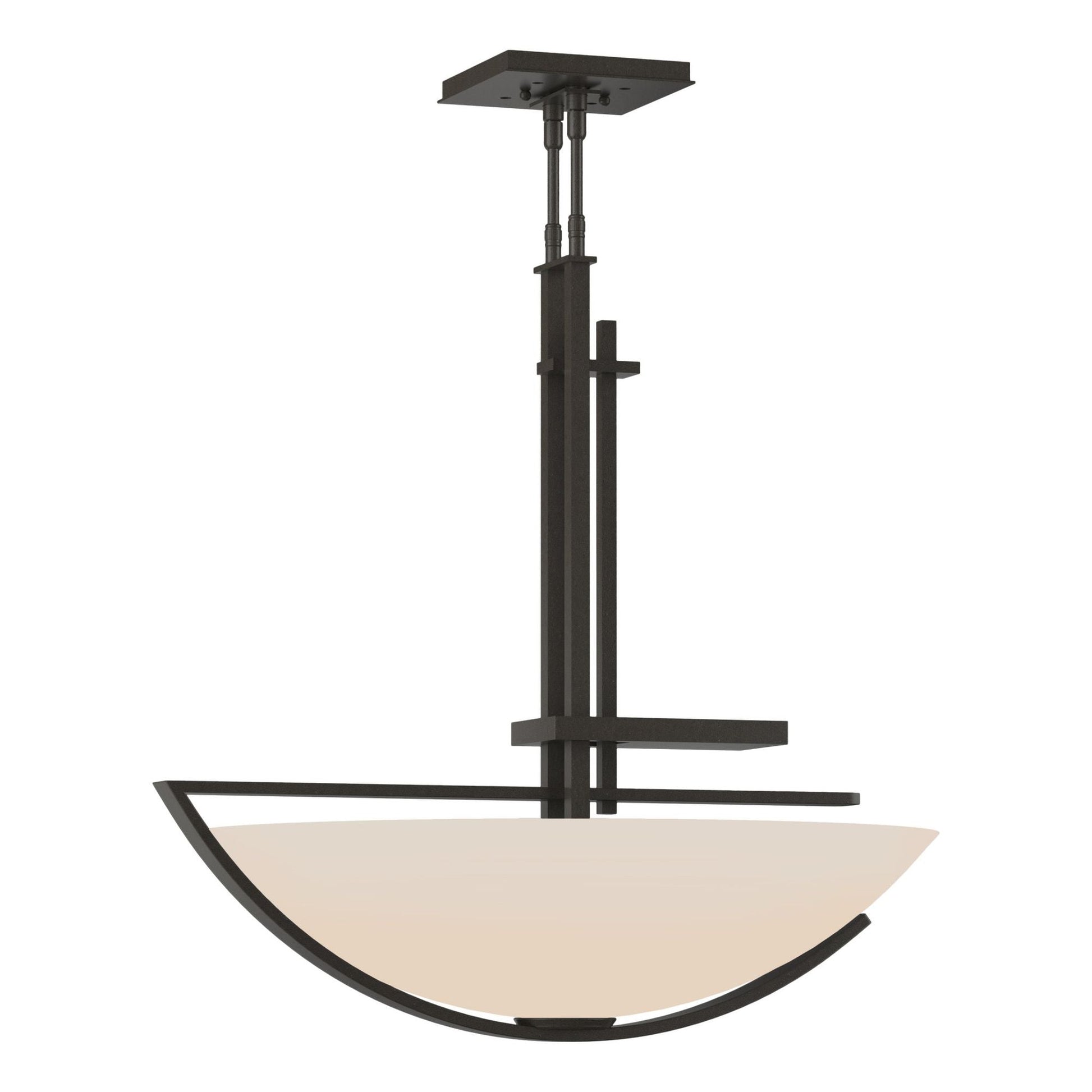 Ondrian Pendant 3-Light Opal Glass (GG) in Dark Smoke
