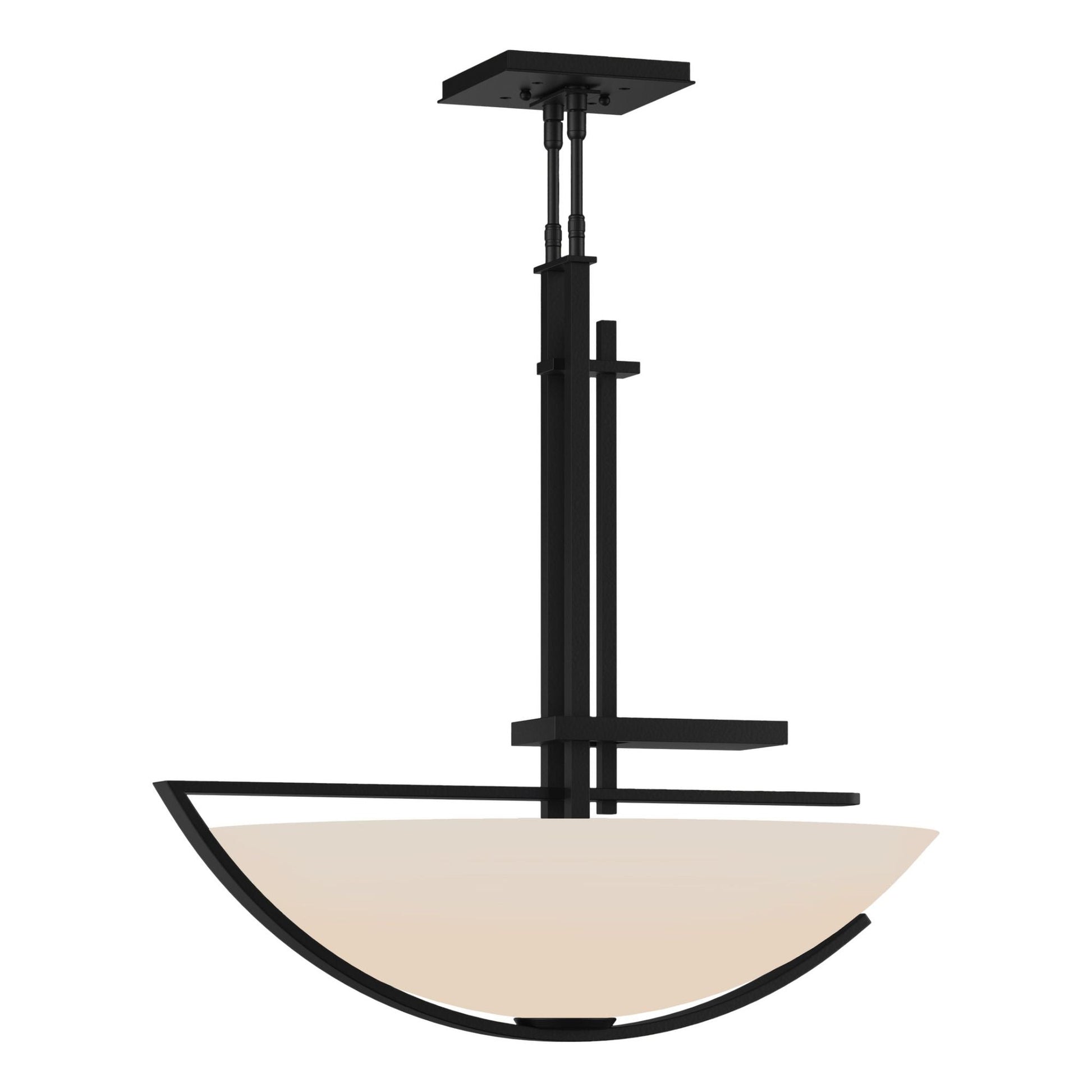 Ondrian Pendant 3-Light Opal Glass (GG) in Black