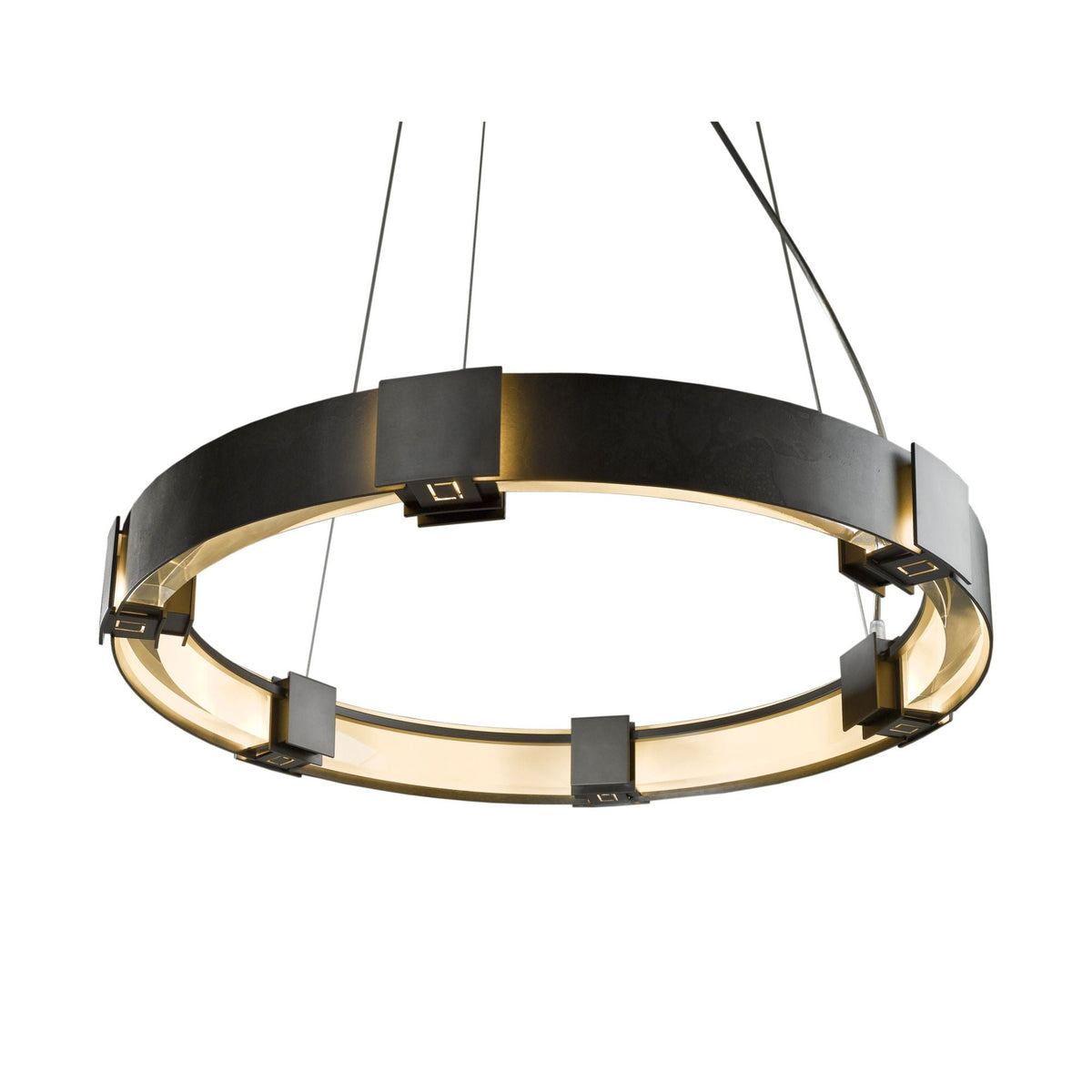 Aura Pendant 6-Light Clear Glass (ZM) in Dark Smoke