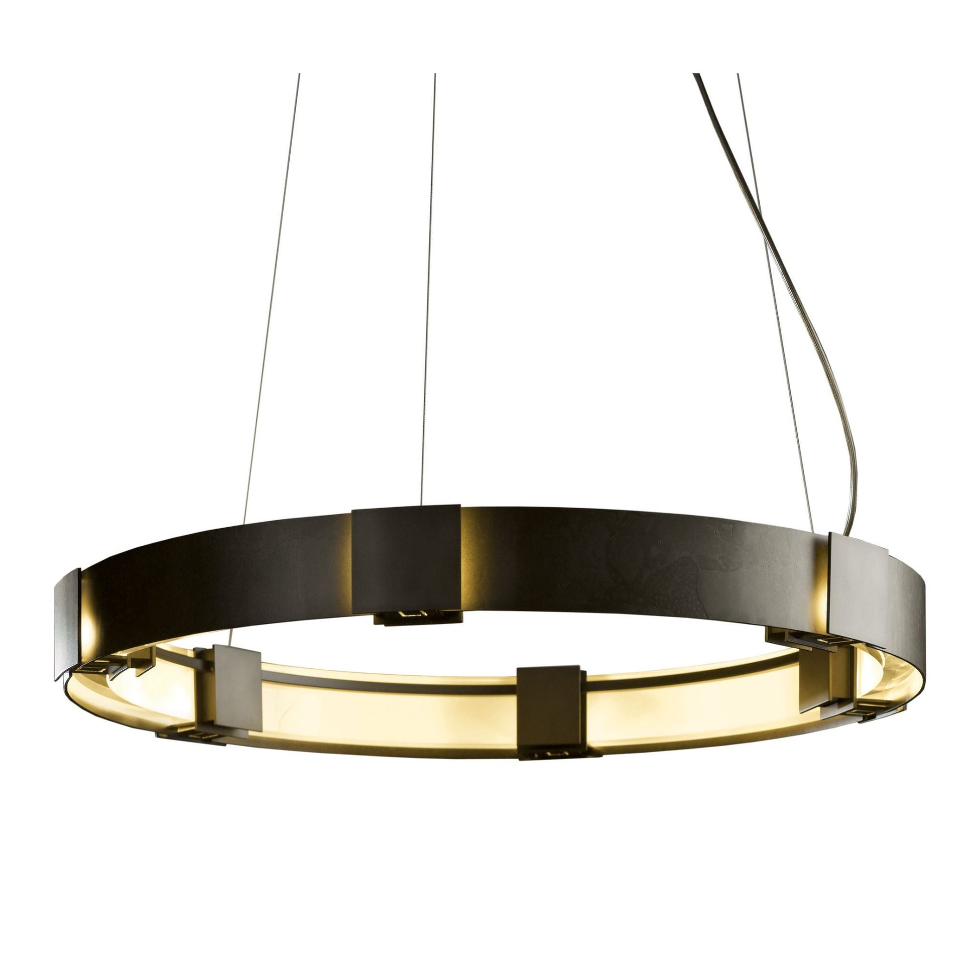 Aura Pendant 6-Light Clear Glass (ZM) in Dark Smoke