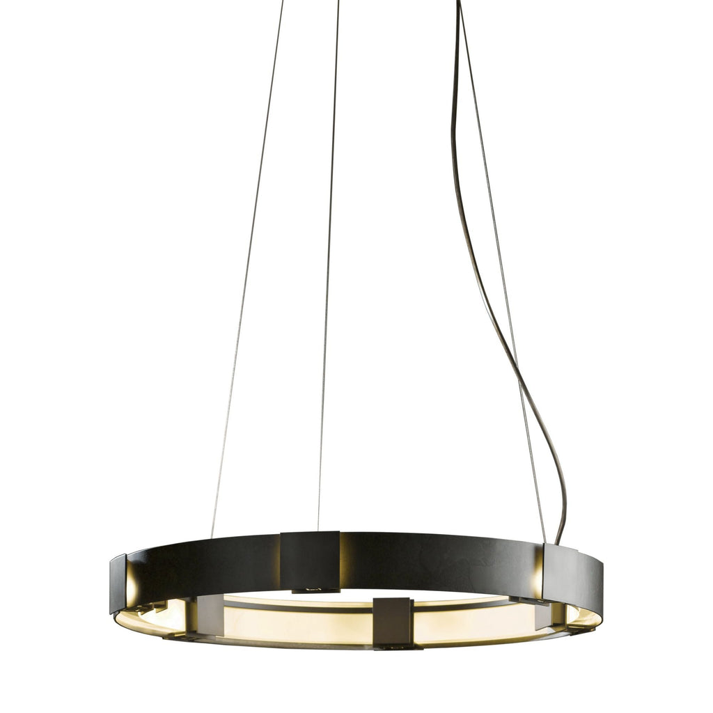 Aura Pendant 6-Light Clear Glass (ZM) in Dark Smoke