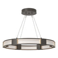 Aura Glass Pendant 6-Light Frosted Glass (FD) in Dark Smoke