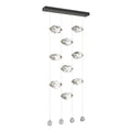 Gatsby 9-Light LED Pendant Crystal LED in Black