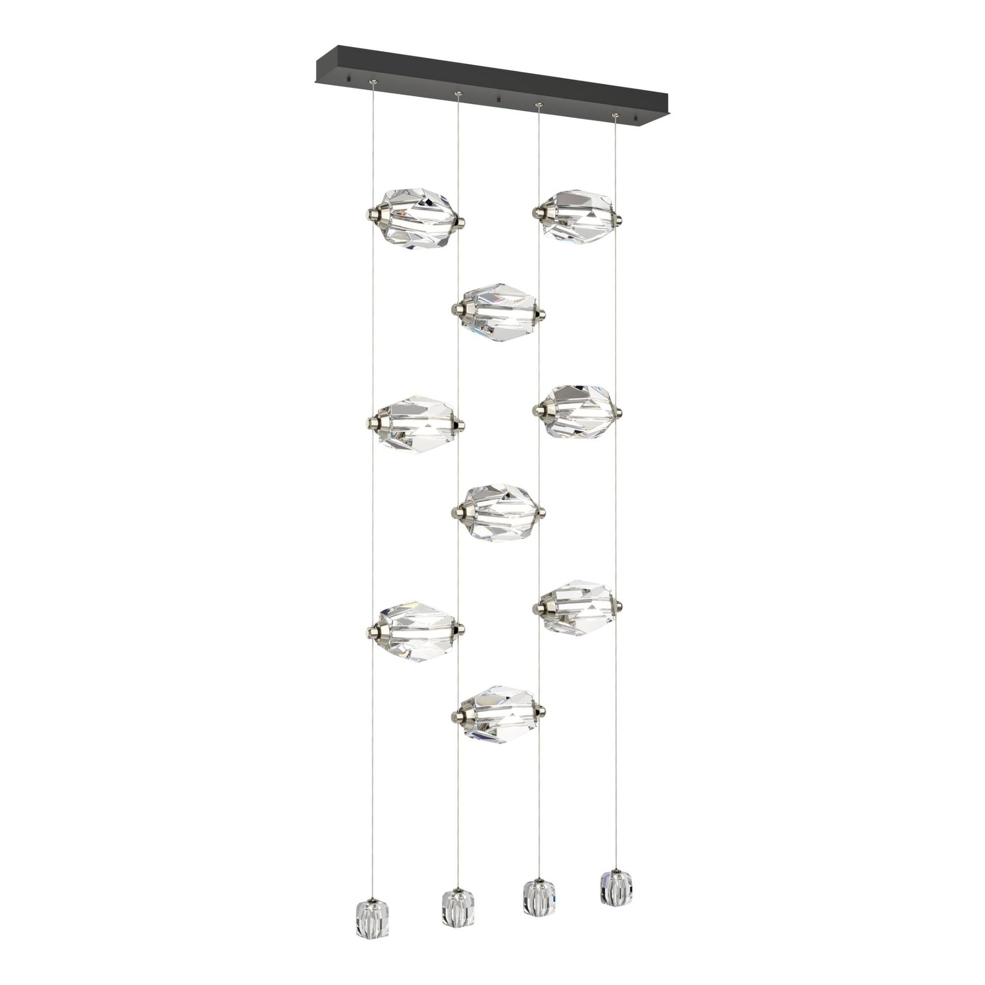 Gatsby 9-Light LED Pendant Crystal LED in Black